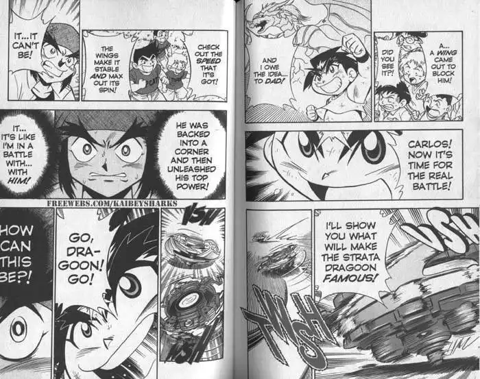 Bakuden Shoot Beyblade Chapter 6.3 30